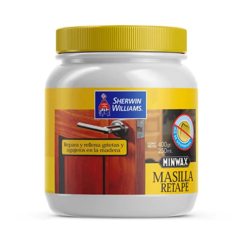 SHERWIN WILLIAMS - Masilla de Retape Neutra Minwax Sherwin Williams 250 ml