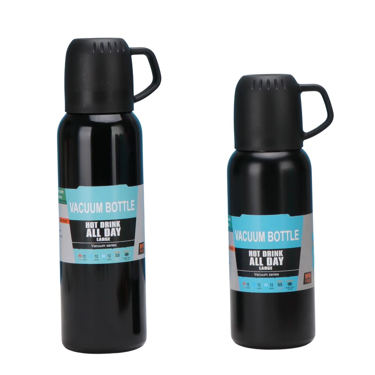 OEM - Termo inoxidable Caliente frío 500 ml + 3 vasos