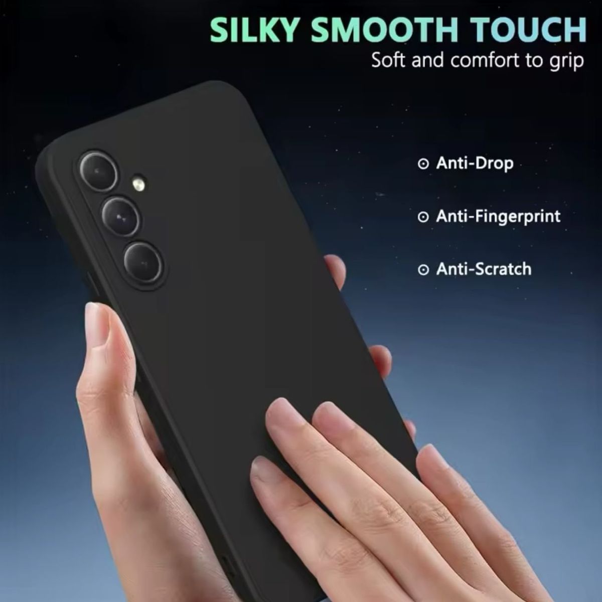 GENERICO - Carcasa Silicona Para Samsung A56 5G - Negro