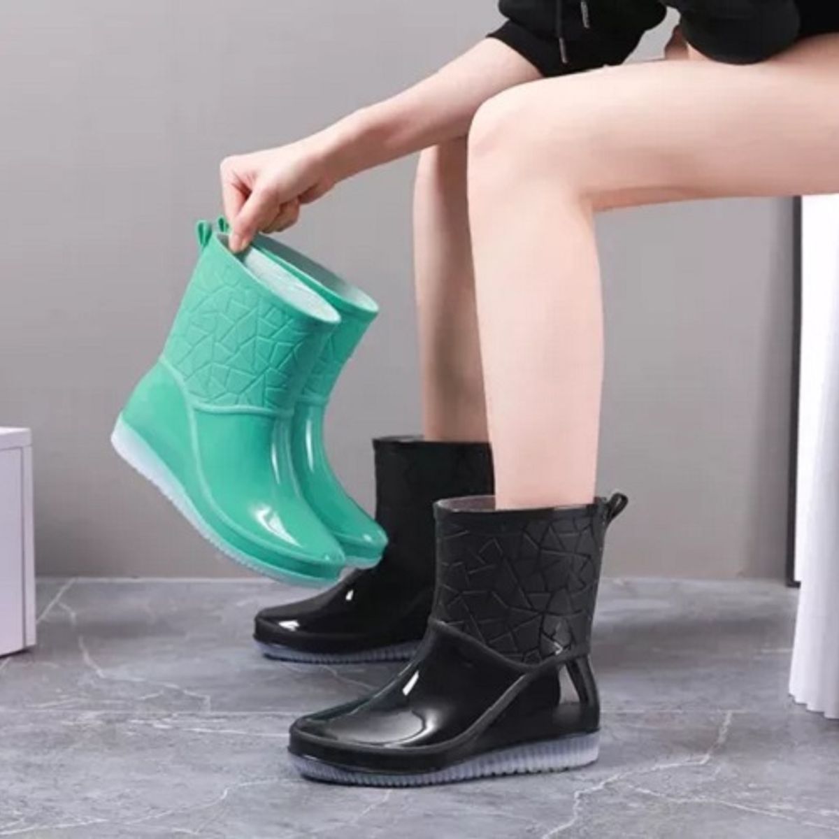 BOTTERO - Botas De Agua Forrada Mujer Antideslizante