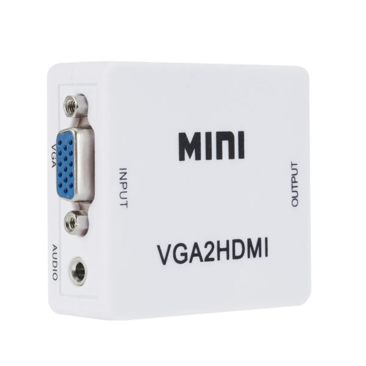 GENERICO - Adaptador VGA a HDMI HDTV Convertidor VGA hembra a HDMI Hembra