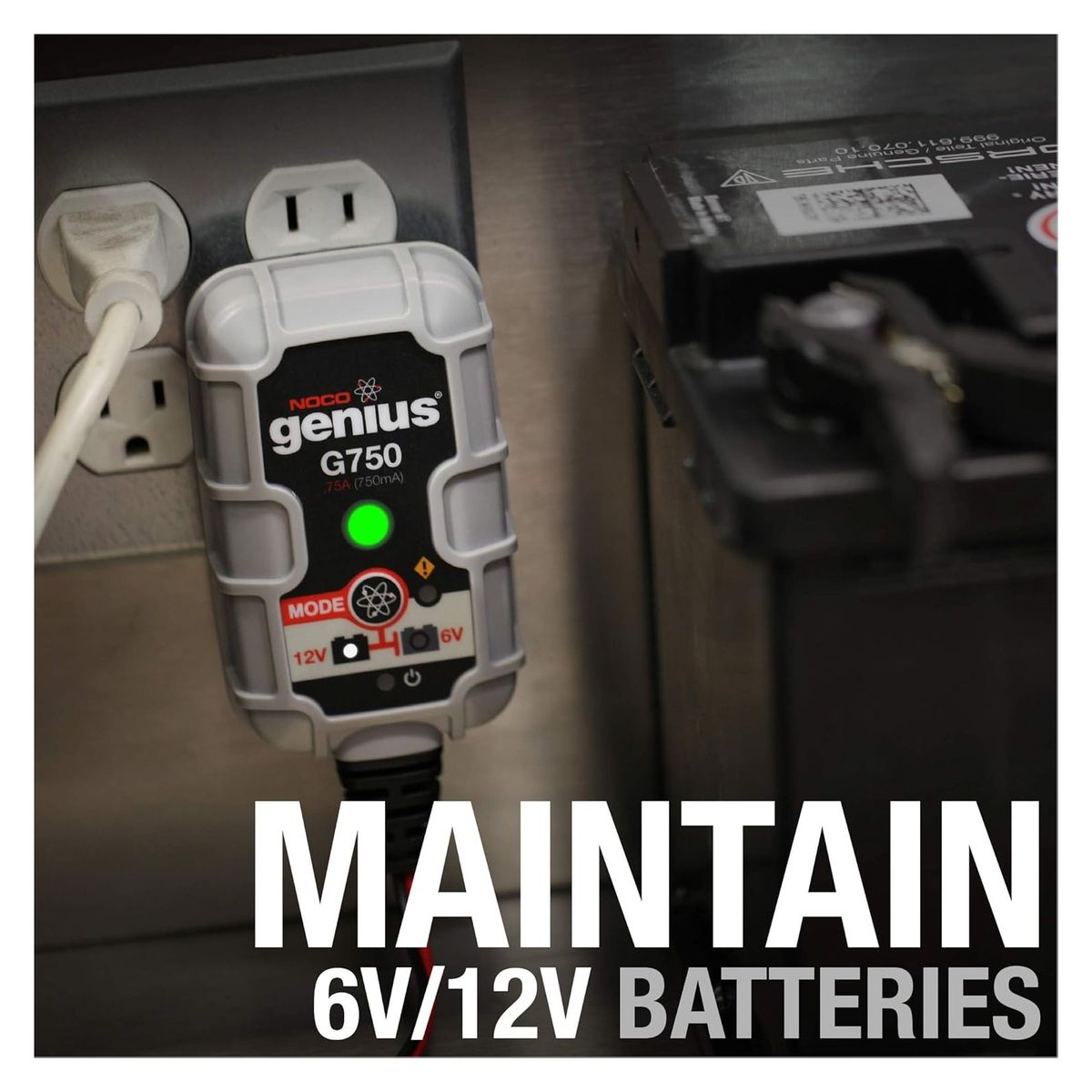 GENERICO - Cargador Bateria Auto Moto Noco® Genius G750eu 6v12v 75a