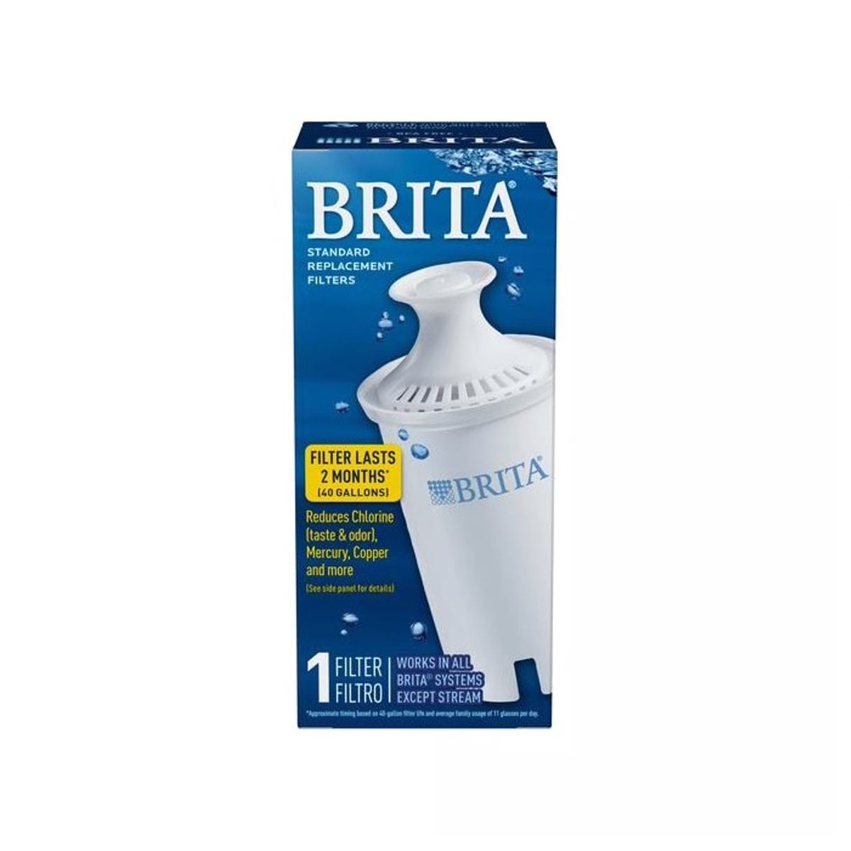 BRITA - Filtro de Agua Brita Sistema Purificador Purificador 1 Unid