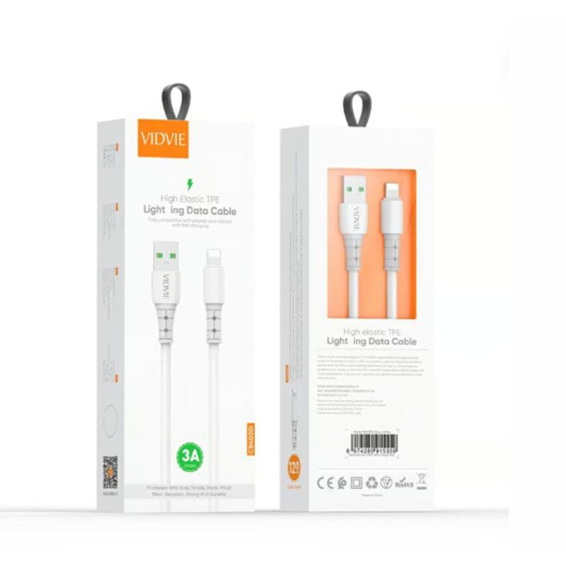 GENERICO - Cable USB Lightning 3A 120CM Carga Rápida