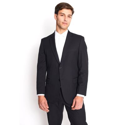 Imagen 2 del producto Traje Formal Negro Hombre Regular Fit Básico Twill