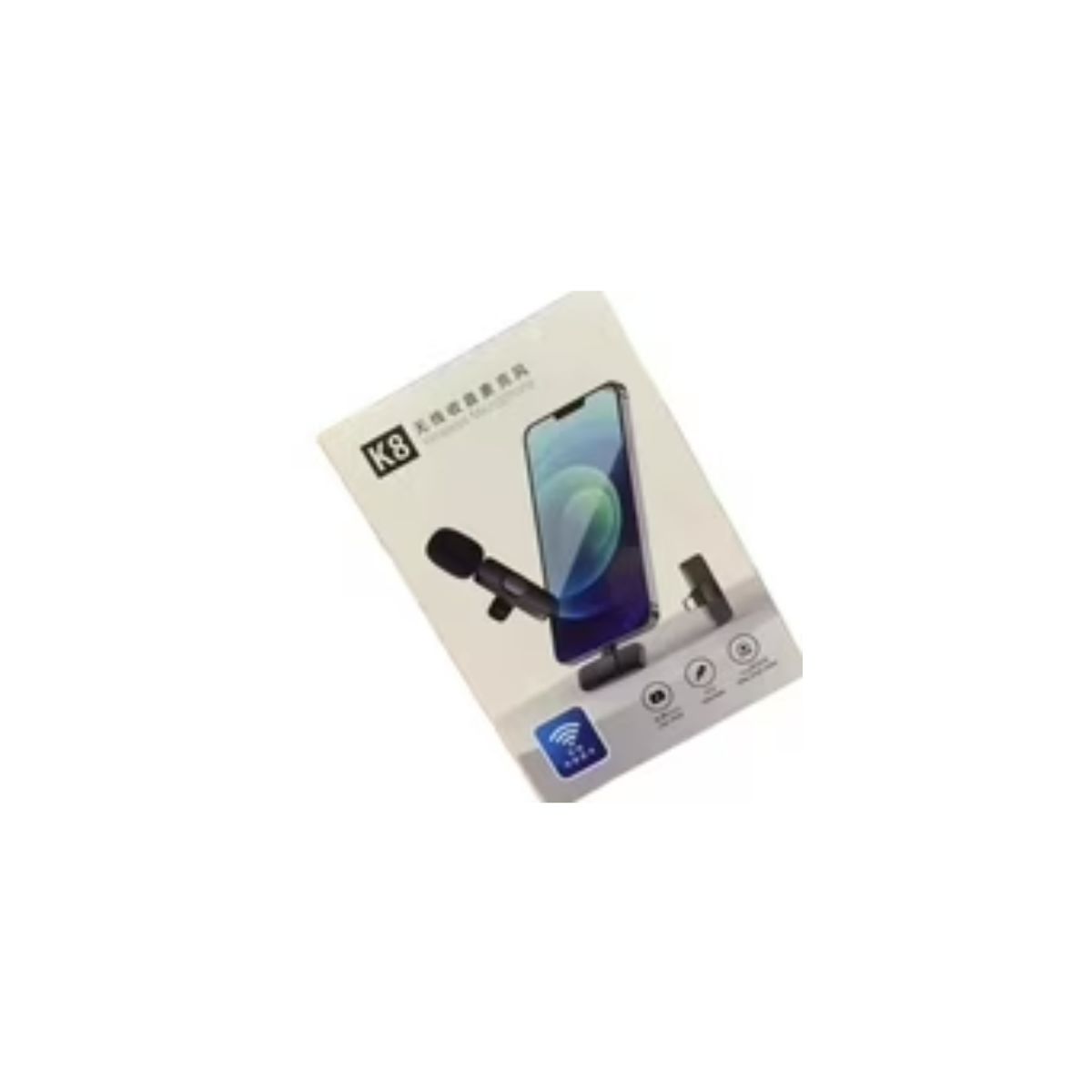 GENERICO - Micrófono Lavalier Inalámbrico Para iPhone iPad Y Android