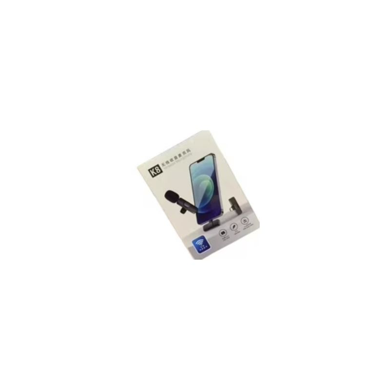 GENERICO - Micrófono Lavalier Inalámbrico Para iPhone iPad Y Android