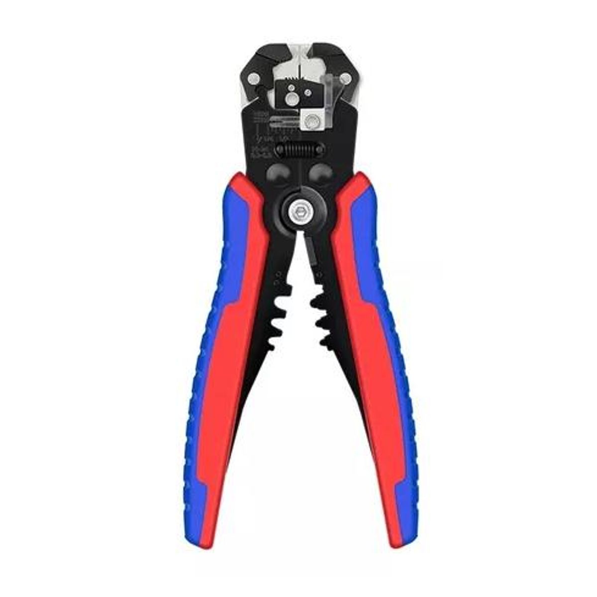 GENERICO - Crimpeadora alicate prensa pelacables + 1200 terminales color negro