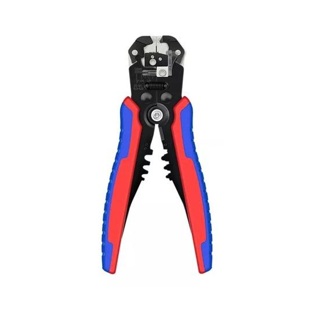 GENERICO - Crimpeadora alicate prensa pelacables + 1200 terminales color negro