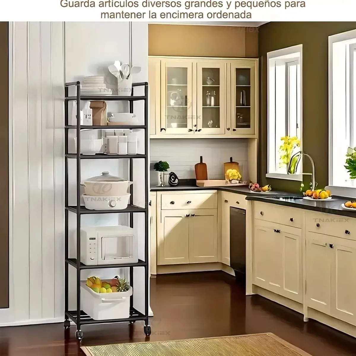 TNAKIEX - Estante Organizador De Baño Cocina Sala Multiuso 6 Niveles