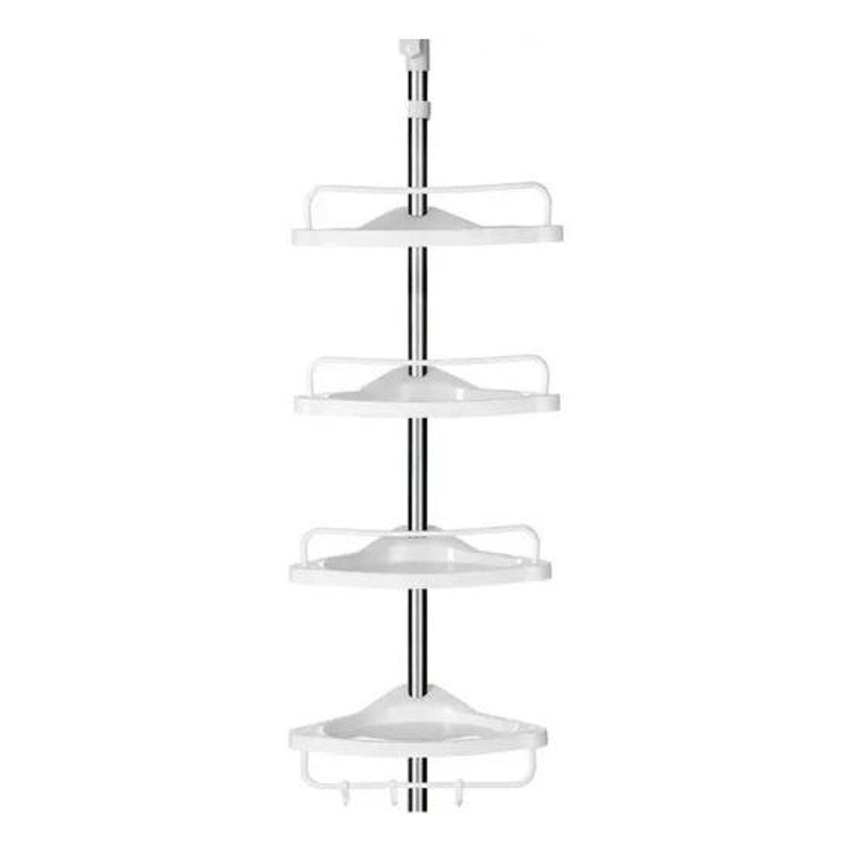 GENERICO - Organizador esquinero ducha baño multiuso 4 pisos ajustable