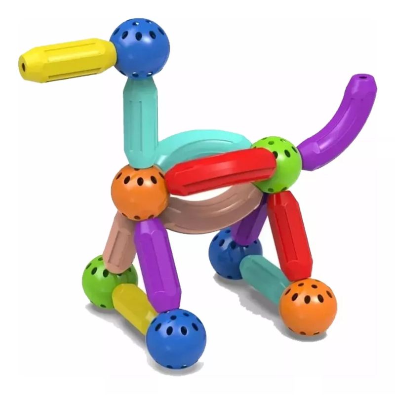 GENERICO - Magnetic Sticks 25pcs Bloques Magnéticos Juguete Didáctico