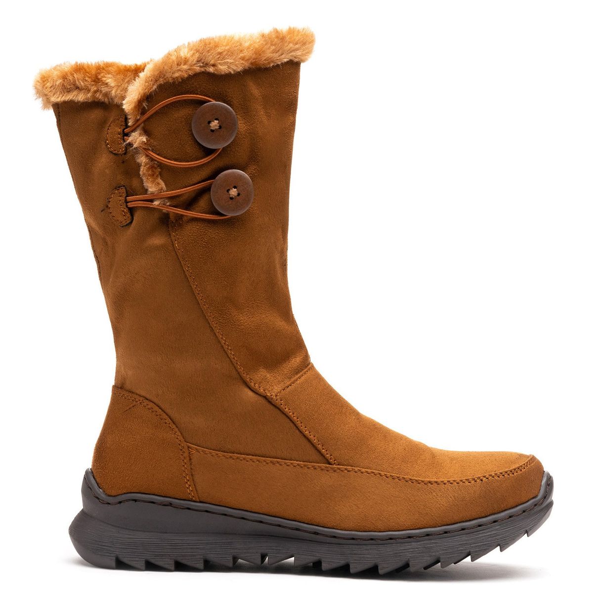 CHINITOWN - Bota Casual Mujer Café Claro Mariella Chinitown