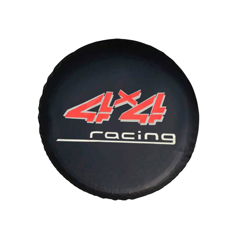GENERICO - Cubre Rueda Neumático Eco Cuero Aro 15 4x4 Racing