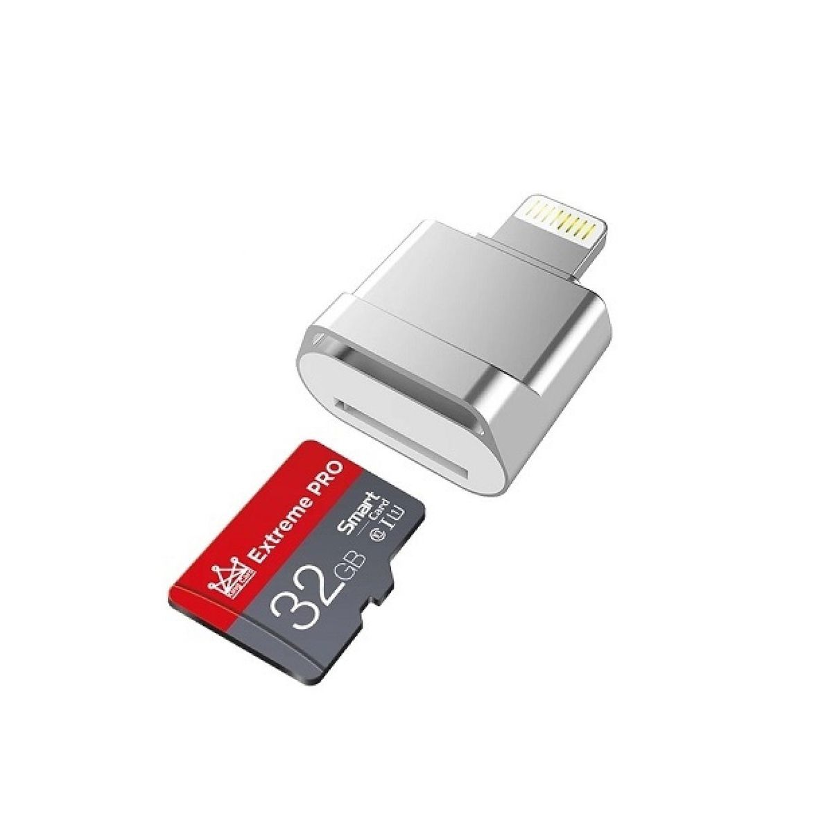 GENERICO - Adaptador para Iphone Ligthning a Lector Tarjeta Memoria para Iphone