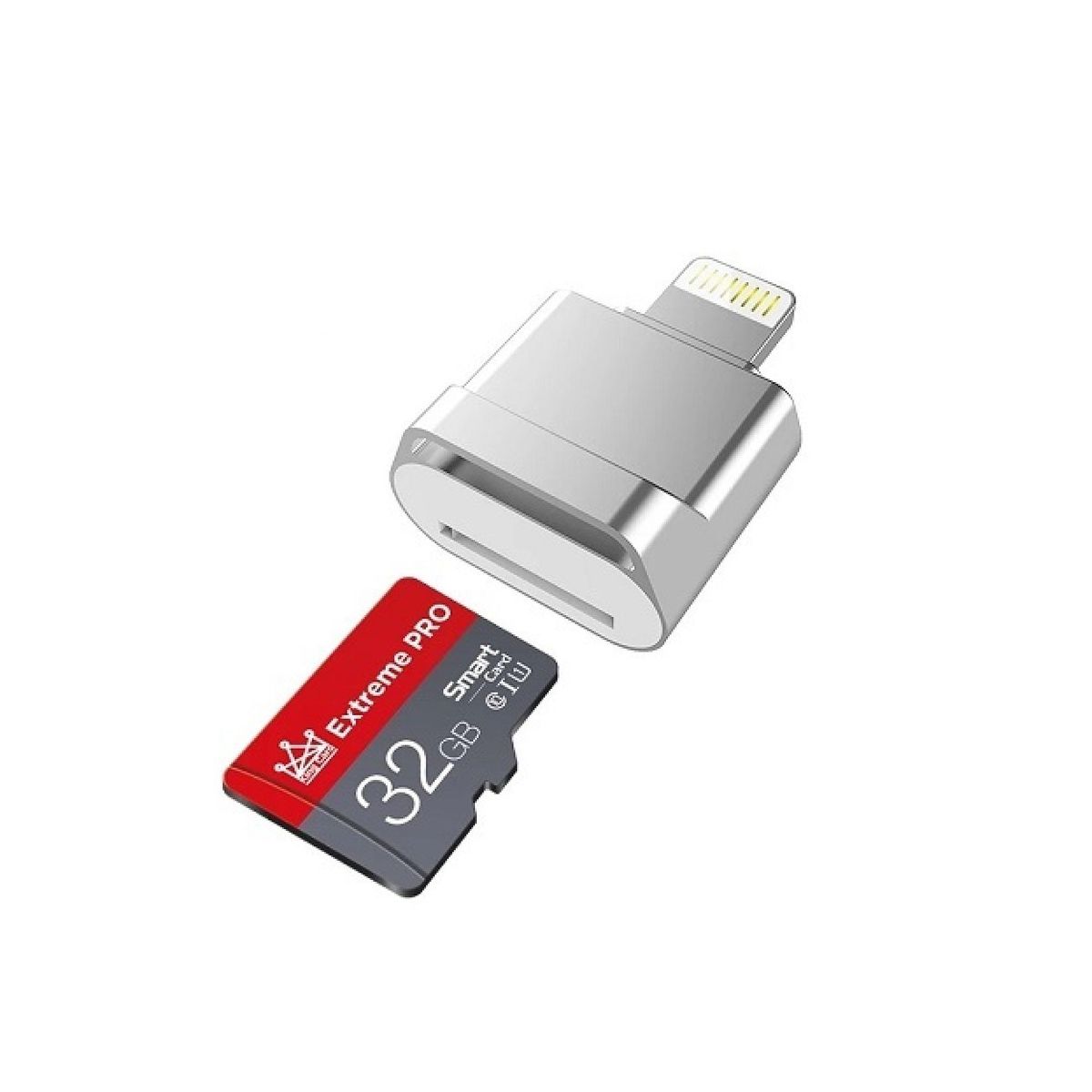 GENERICO - Adaptador para Iphone Ligthning a Lector Tarjeta Memoria para Iphone