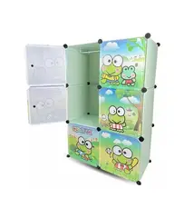 GENERICO - Closet organizador para niños color verde
