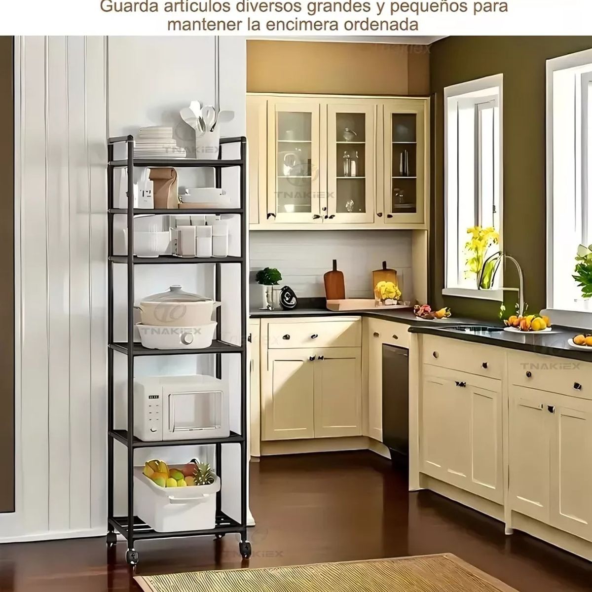 TNAKIEX - Estante Organizador De Baño Cocina Sala Multiuso 6 Niveles
