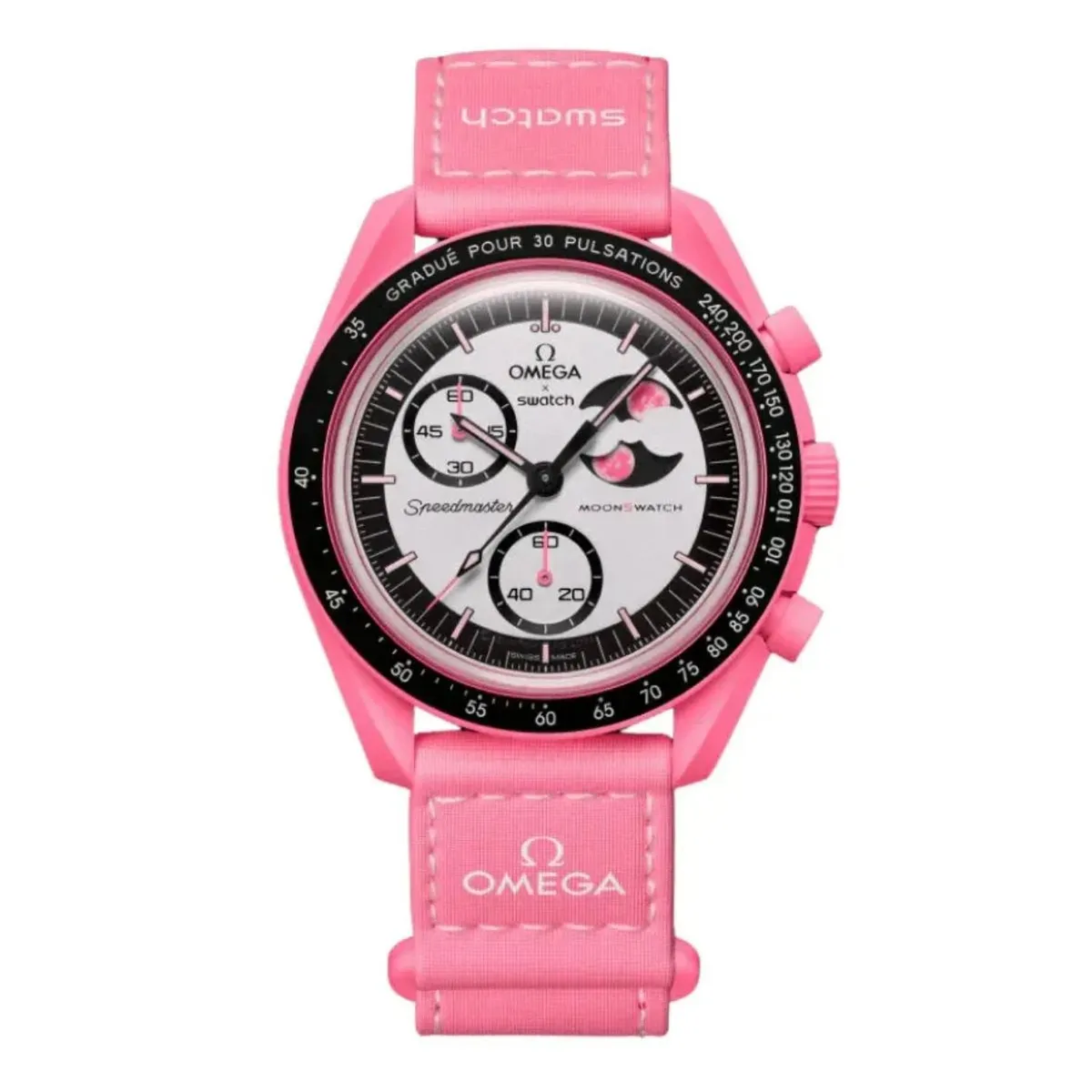 SWATCH - Reloj Swatch Unisex Moonswatch Mission To The Pink Moonphase