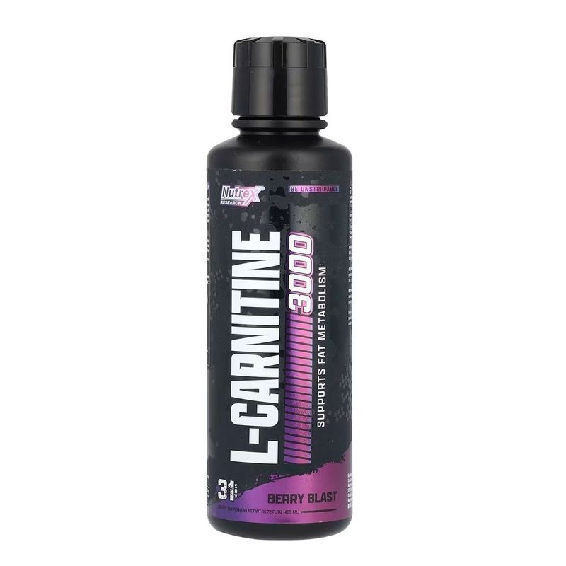 NUTREX RESEARCH - Carnitina Liquida 3000 Nutrex L-carnitina 480ml Berry Blast
