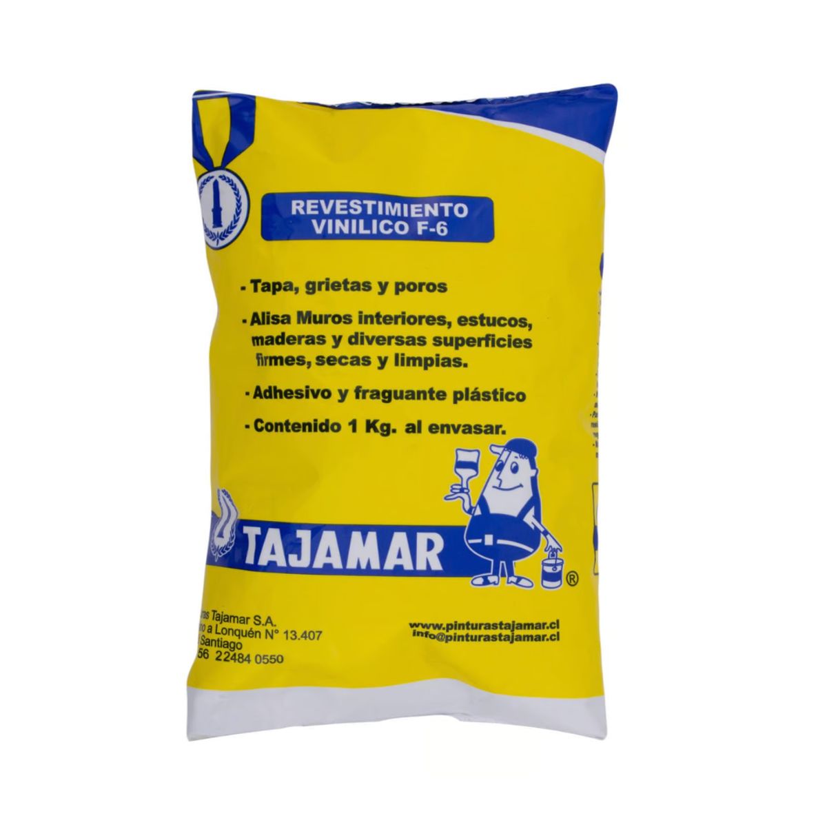 Pasta Muro Revestimiento Vinílico F-6 Tajamar 1 kg, marca TAJAMAR - Foto Principal