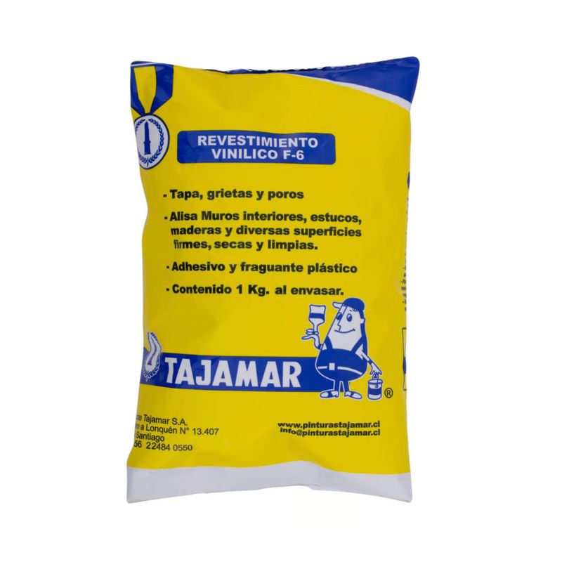 TAJAMAR - Pasta Muro Revestimiento Vinílico F-6 Tajamar 1 kg