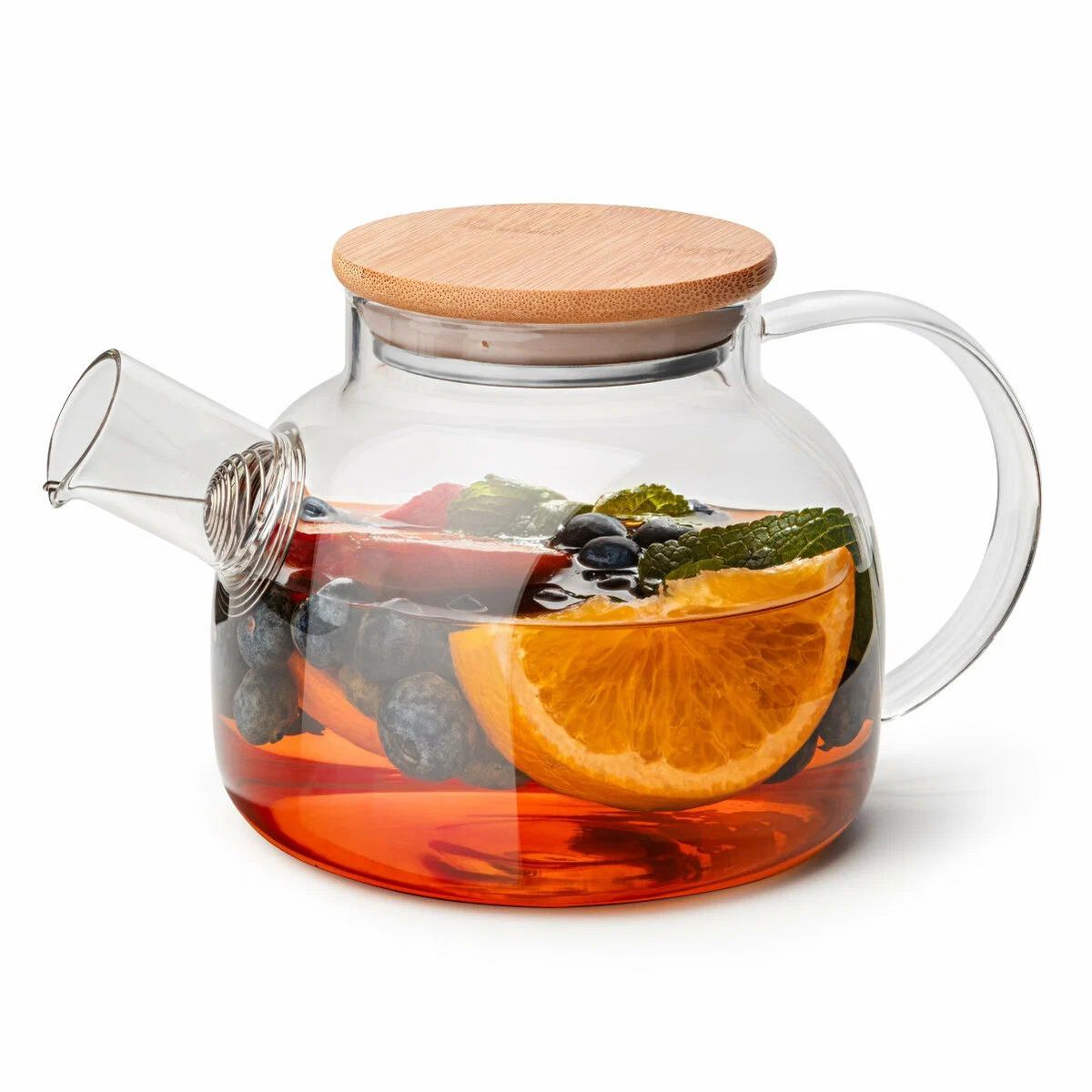 KUANGYE - Tetera de Vidrio Borosilicato Resistente FuegoFrío 34oz