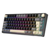 Teclado Mecánico Gamer Compacto RK R75 Phantom Switch Silver RGB Español