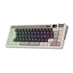 ROYAL KLUDGE - Teclado Mecánico Inalámbrico Español M70 Verde Palma-