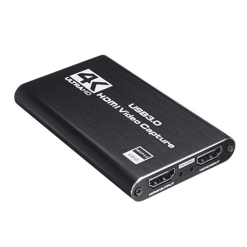 VDVO - Capturadora de Vídeo 4K HDMI Streaming USB 30 - Negro