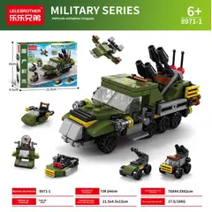 TIOZONEY - Juguete para Niños Camión Militar Armable