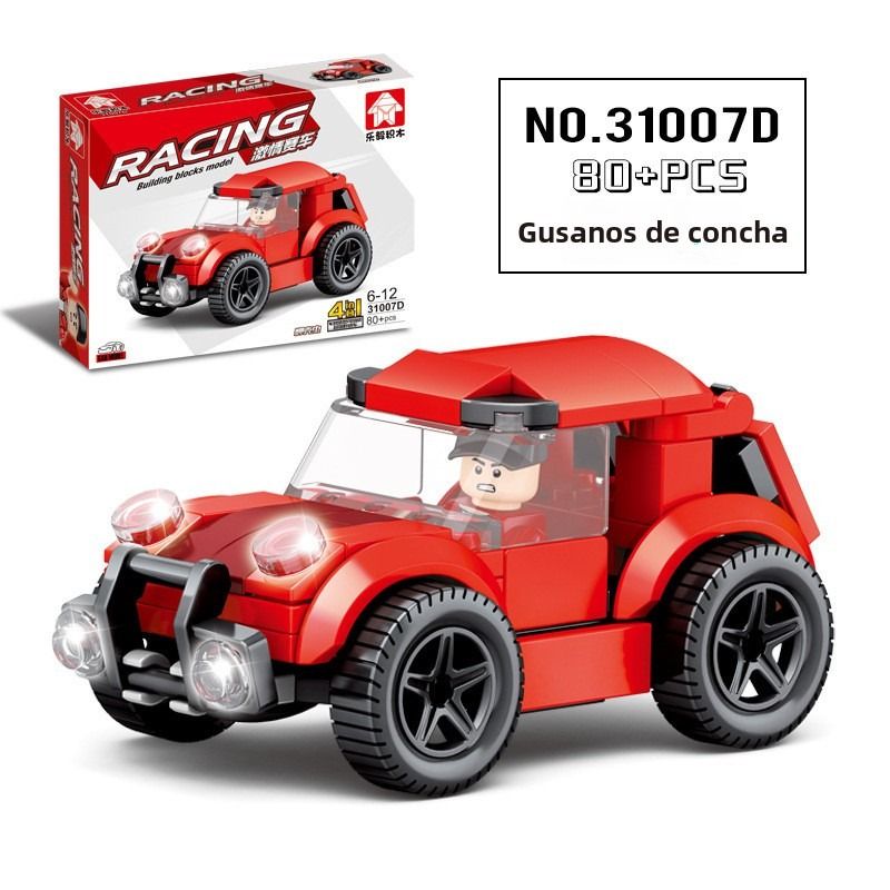 TIOZONEY - Juguete Para Niños Camioneta Rojo Armable