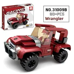 TIOZONEY - Juguete Para Niños Camioneta Burdeo Armable