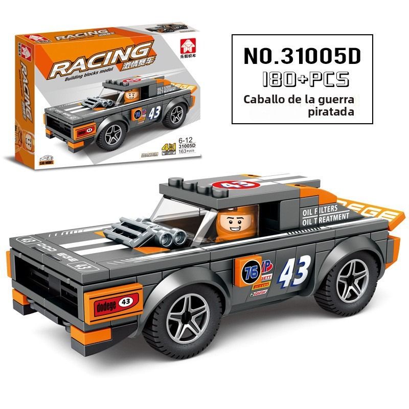TIOZONEY - Juguete Para Niños Auto Deportivo Grafito Armable