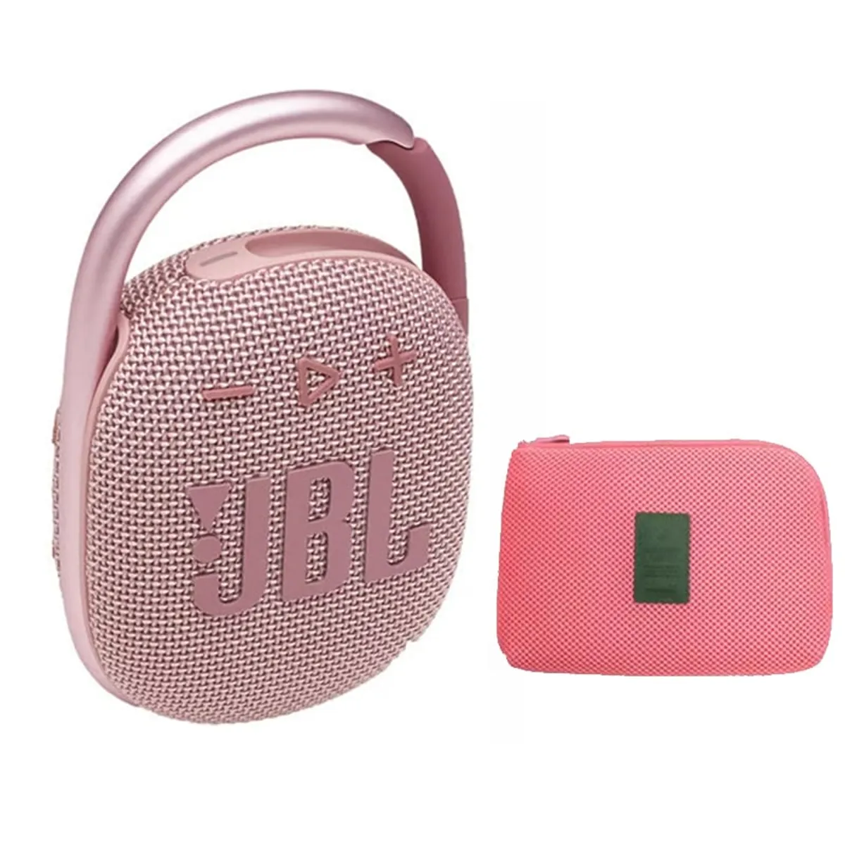 JBL - Parlante Bluetooth JBL Clip 4 Rosa y Estuchen-Rosa