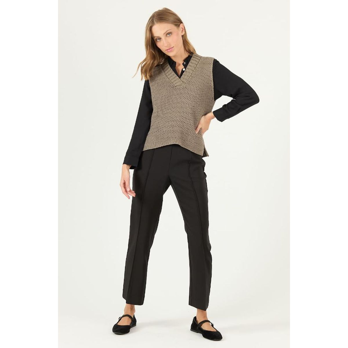 PRIVILEGE - Leggings negra 2126