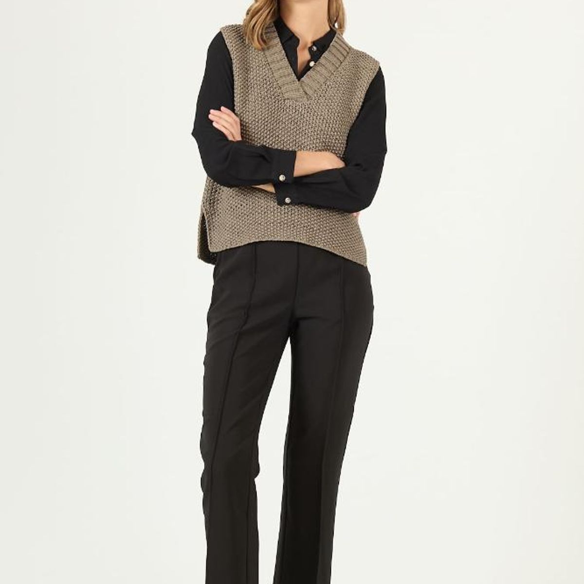 PRIVILEGE - Leggings negra 2126