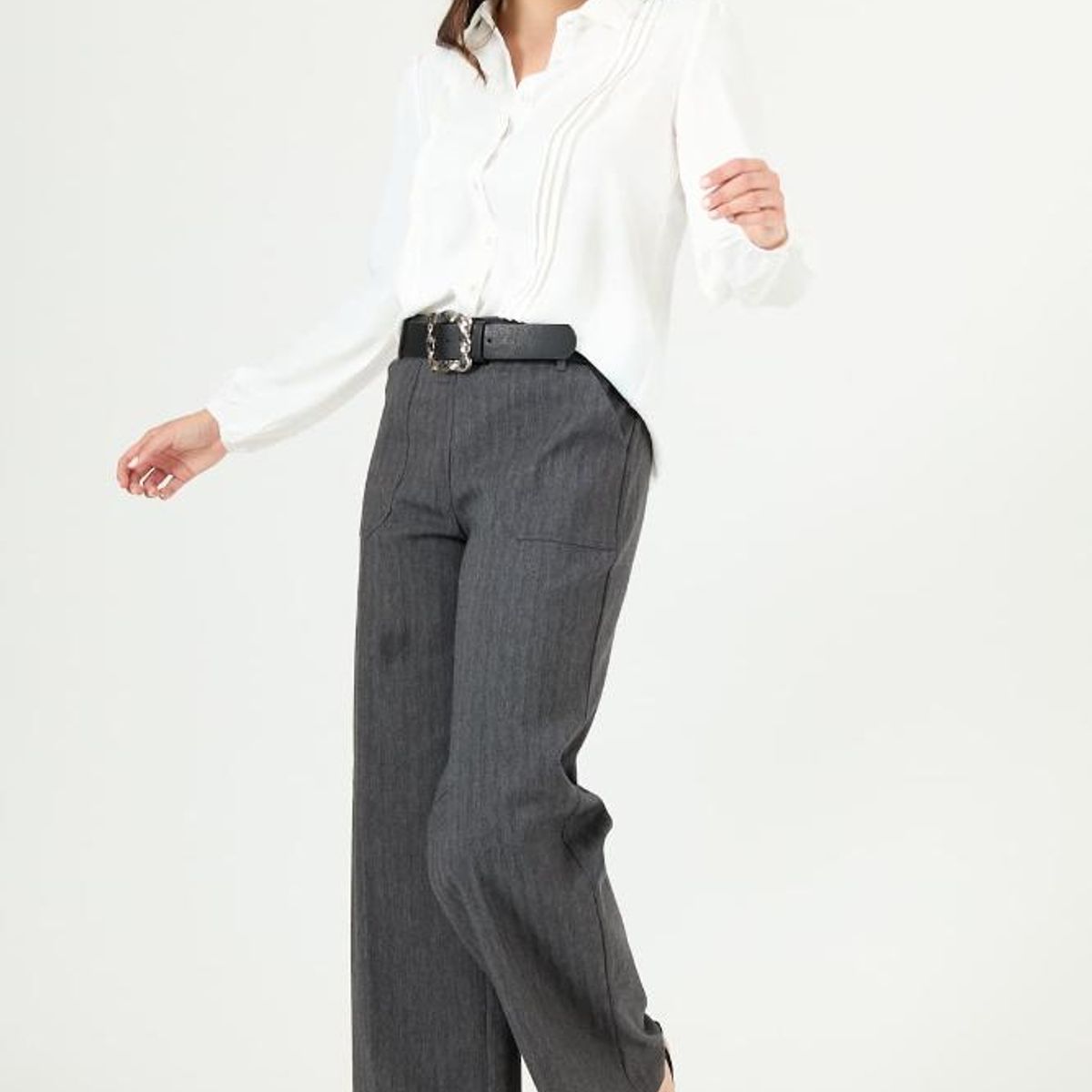 PRIVILEGE - Leggings gris 2095