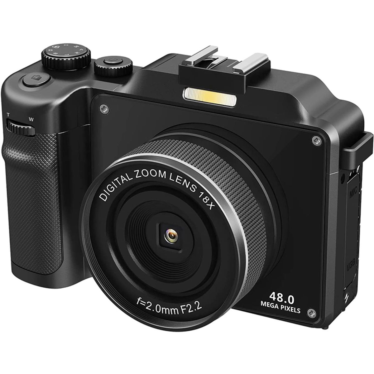 RENVMEXY - Cámara Digital Selfie SLR RENVMEXY 8K 48MP FSD-X9 Negro 64GB