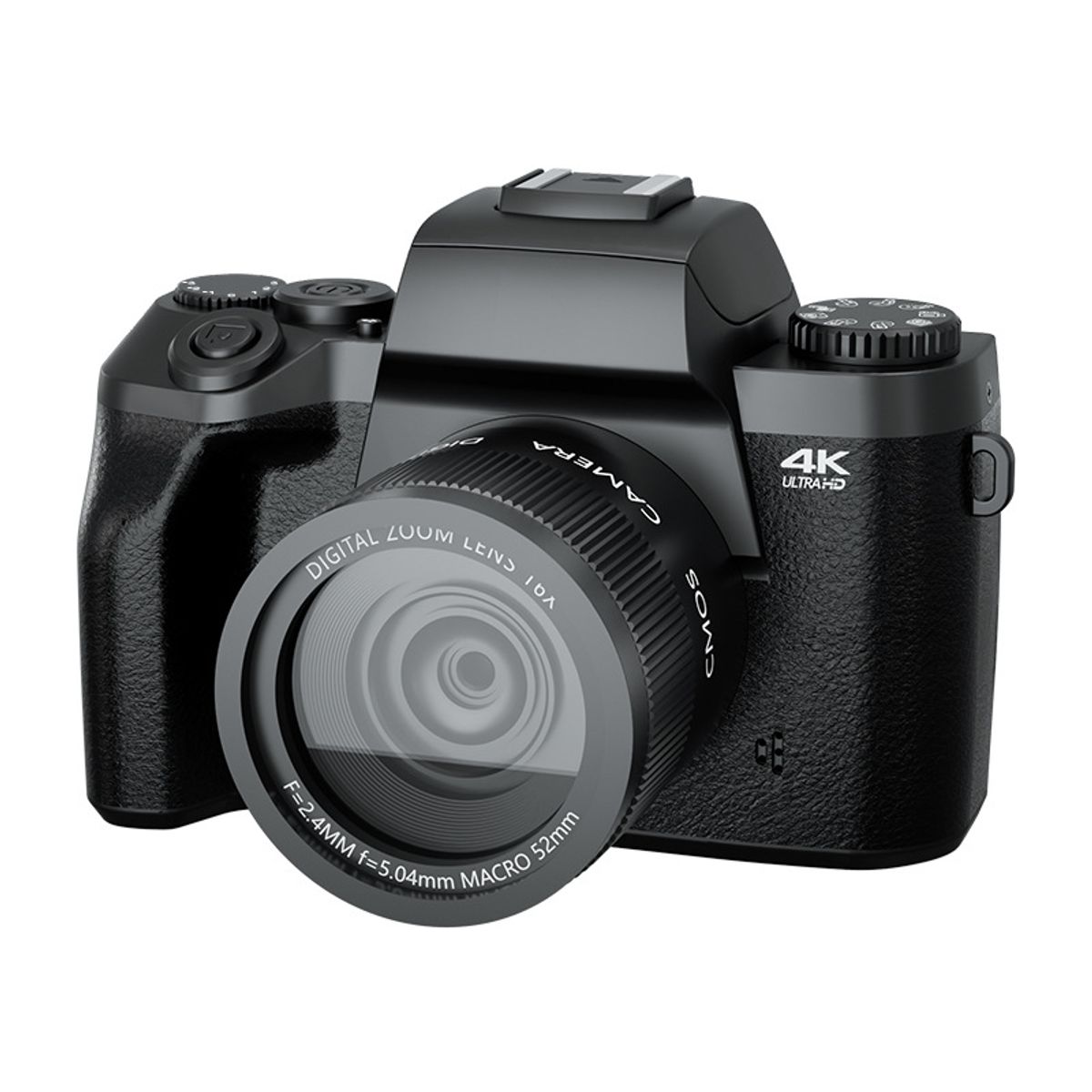 RENVMEXY - Cámara digital RENVMEXY W5 Negro 64GB Pantalla táctil 4 pulgadas