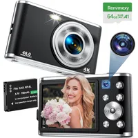 Cámaras digitales Doble 48MP DC306L 64GB Negro