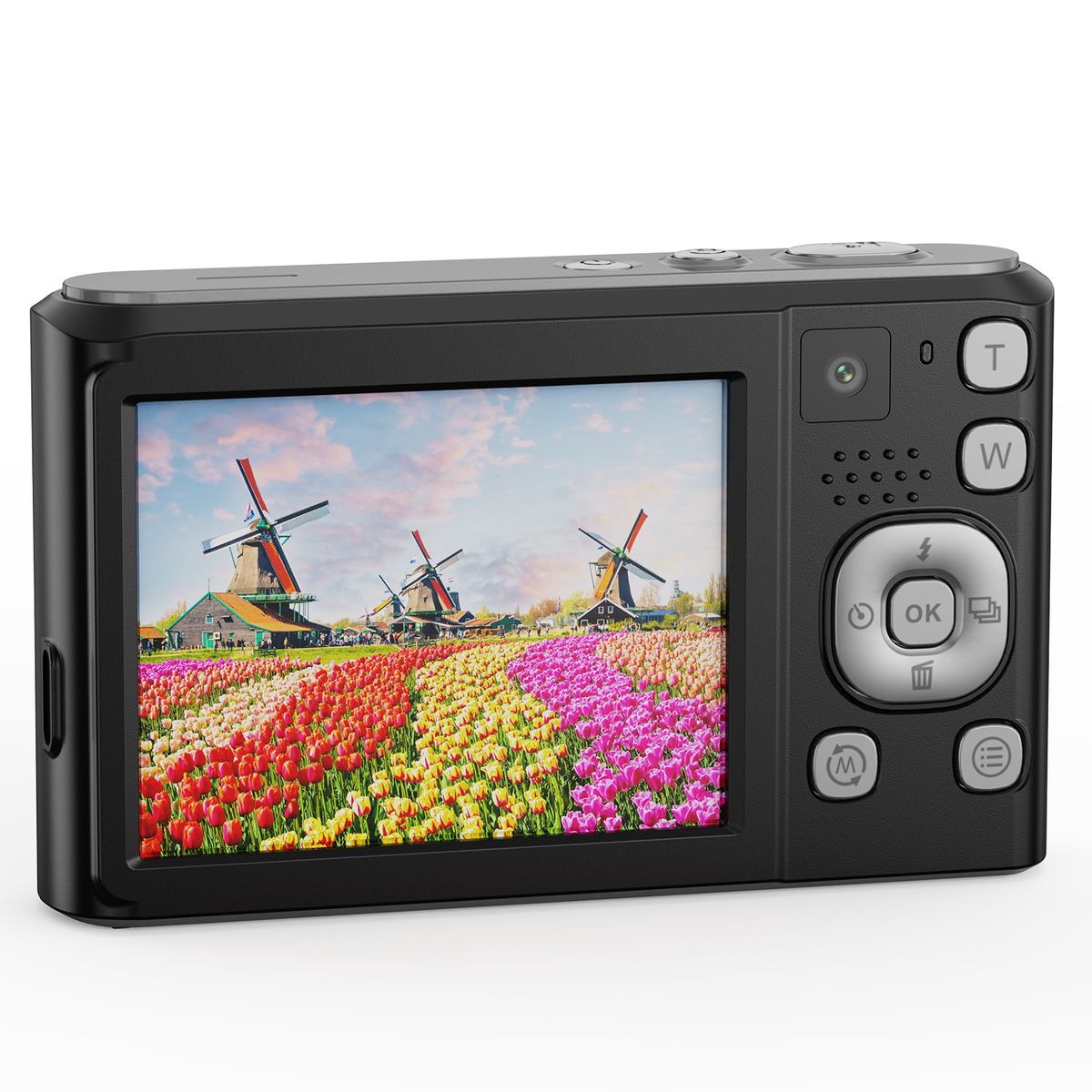 RENVMEXY - Cámaras digitales 4K 48MP Renvmexy DC308 Negro 64GB