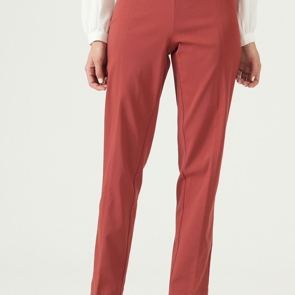 PRIVILEGE - Leggings terracota PRIVILEGE 2615 - Terracota