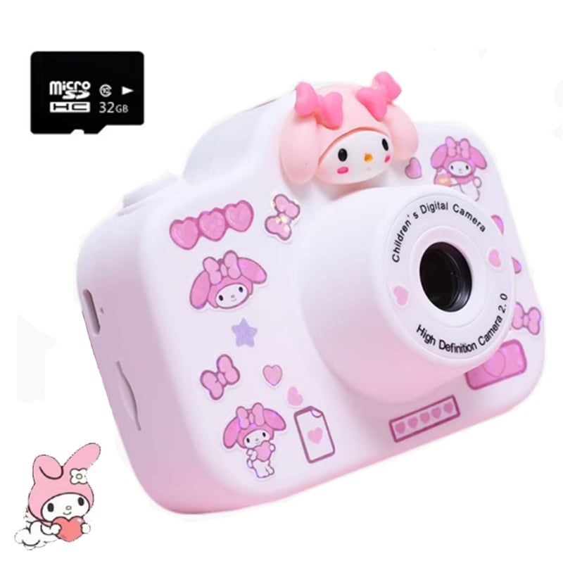 SANRIO - Toumi Cámara Melody Digital HD de 20 mp1080p MP3 TF-Rosa