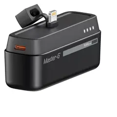 GENERICO - Powerbank Master-G 5000mAh 20W IP - Carga portátil - Negro