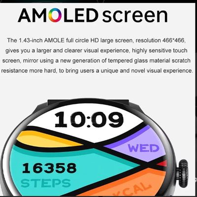 Imagen 2 del producto Reloj Inteligente Toumi GT-H6 Bluetooth Smartwatch 1.43 Amoled-Rosa