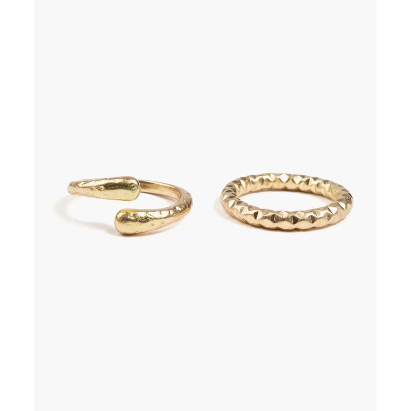 LOUNGE - Set Anillos Mujer Textura