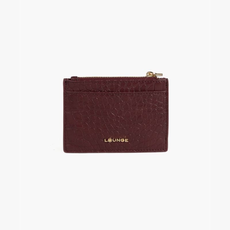 LOUNGE - Tarjetero Mujer Croco