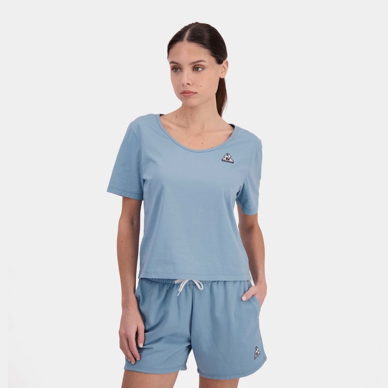 LE COQ SPORTIF - POLERA LE COQ SPORTIF FADED DENIM