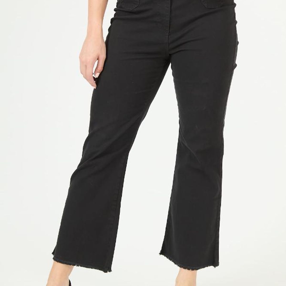PRIVILEGE - Jeans flare negro PRIVILEGE 2285